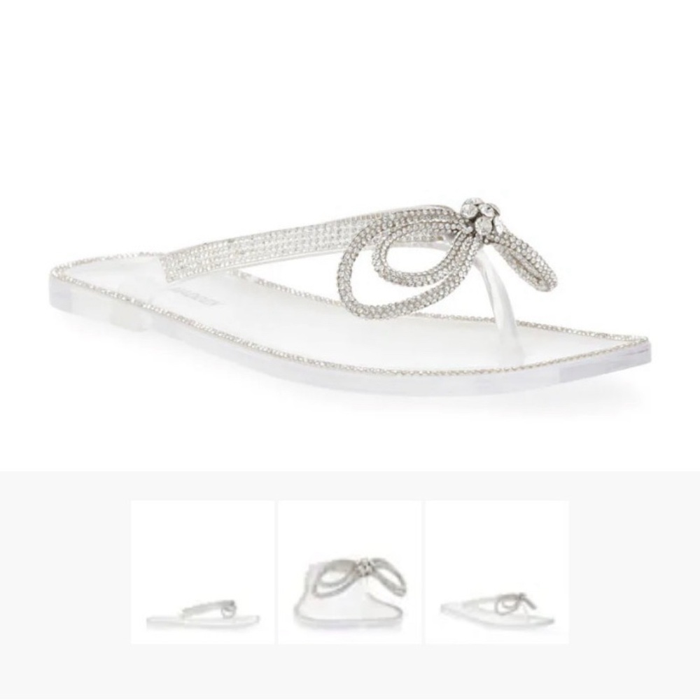 Clear sandals